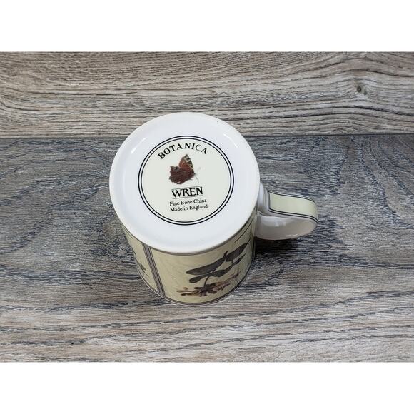 Botanica WREN Fine Bone China Coffee Tea Cup Mug England Dalhia Double Floral - Picture 7 of 8